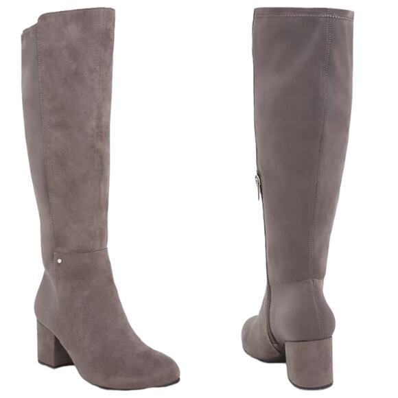 Torrid NWT Circus by Sam Edelman Grey Faux Suede & Neoprene Boot WW Size 9 NIB - Picture 1 of 7